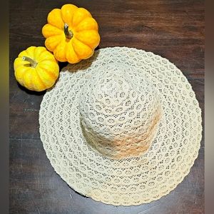 Lace Detail Sun Hat